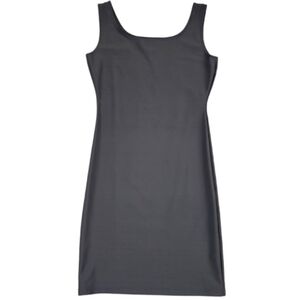 Maidenform Black Body Shaper Mini Dress 2XL Tummy Control Shapewear Slip